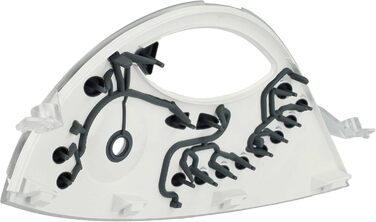 Панель керування vhbw Панель панелі сумісна з кухонним комбайном Vorwerk Thermomix TM31 - передня кришка, чорний, сірий, білий