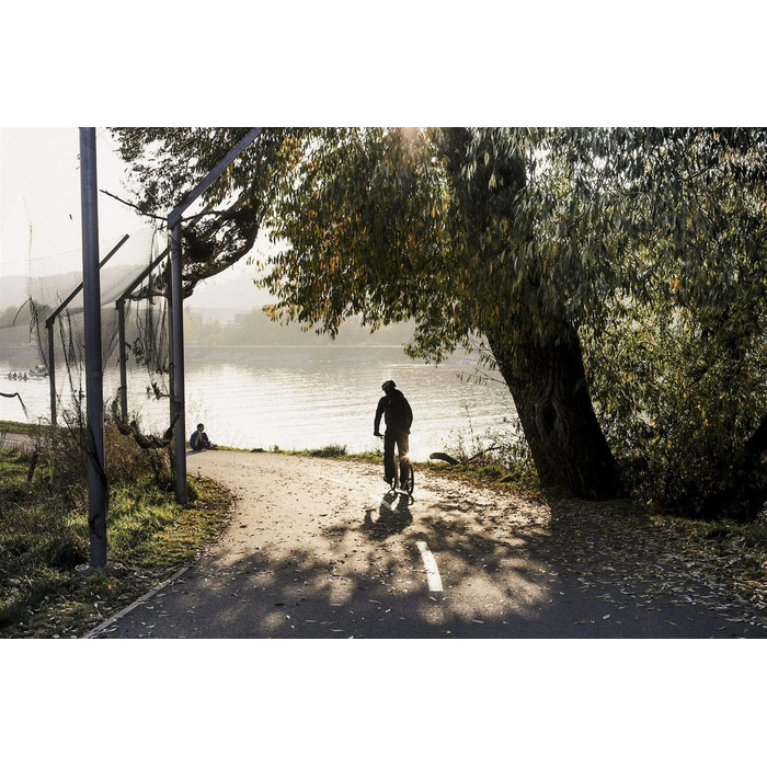 Самокат Yedoo Dragstr - до 150 кг, самокат з пневматичними шинами 20/20 - самокат для дорослих з алюмінієвого сплаву з регульовани