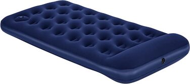 Надувне ліжко Bestway Blue Horizon Step з внутрішнім ножним насосом Single XL/Lo 188 x 99 x 28 см