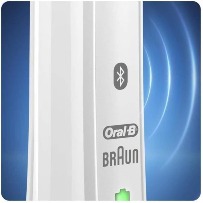 Електрична зубна щітка Oral-B Smart 4 4000N білого кольору на базі Braun, 4210201203377