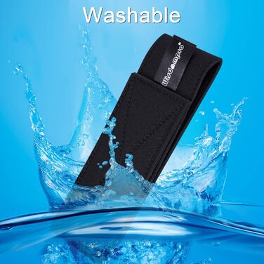 Еластичні стрічки wisdompro, 1 пара, 5 см x 33 см, застібка-липучка для стягування штанин та рукавів, ремінці-липучки для ходьби по воді, риболовлі, велоспорту, 5 см x 38 см