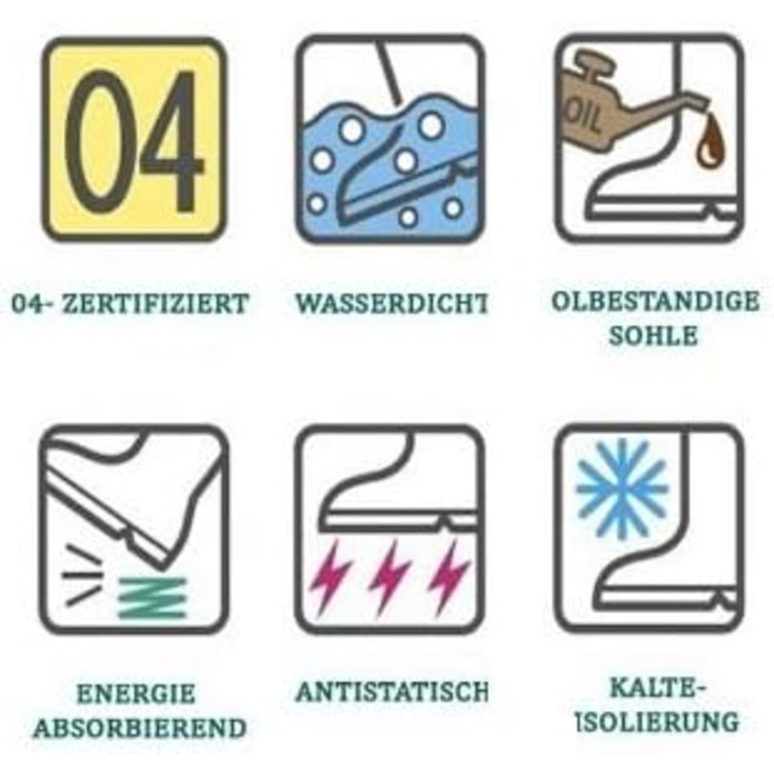 Зелений), 39Purofort MultiGrip Safety&39 (45