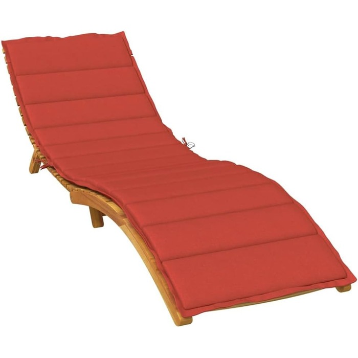 Подушка для шезлонга CIADAZ Melange Red 200x60x4 см Тканина, Подушка для шезлонга, Подушка для шезлонга, Подушка для шезлонга, Подушка для лави, Подушка для стільця для високих стільців, Подушки для шезлонгів - 4002515