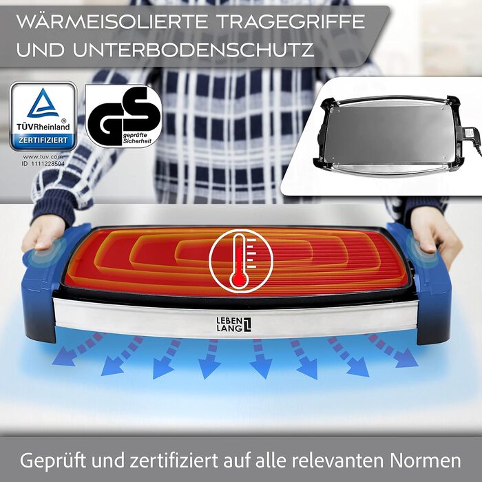 Електричний гриль Стіл Гриль електричний з TV & GS 2200 Вт Стіл для барбекю на 4 8 осіб-гриль XXL Teppanyaki у приміщенні Грилі тепаняки Настільний гриль Електричний гриль Плита електрична для балкона Інструкція