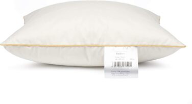 Пухова подушка H&F Home Textiles 40x40 см Наповнювач подушки 300 г 100 пір&39я Подушка із сертифікатом Oeko-Tex Чохол 100 бавовна