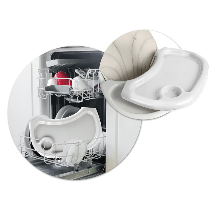 Стільчик для годування Ricokids дитячий 3в1 від 6 місяців Обідній стілець З ременем безпеки Складаний Легкий у догляді Регульована