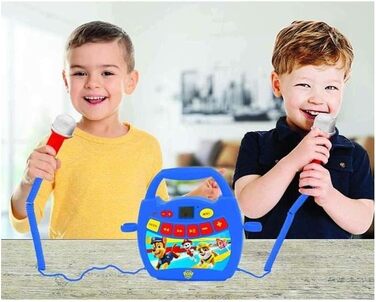 Цифровий плеєр Lexibook Paw Patrol MP300PAZ, караоке з 2 мікрофонами
