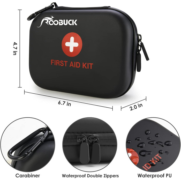 Аптечка, аптечка першої допомоги, сумка першої допомоги для сім'ї, для надання першої допомоги в приміщенні, на вулиці, портативна