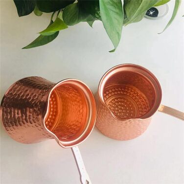 Турецька кавоварка 320 мл Coffee Turk Турецька мідна кавоварка для турецької кав'ярні Cezve, 4 шт., Coffee Turk