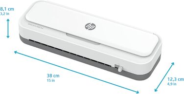 Ламінатор HP OneLam 400 A4, 75/80-125 мікрон, включаючи аксесуари, 3160 DIN A4 білий