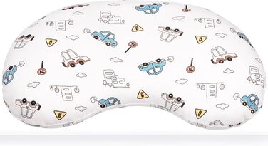 Дитяча подушка для сну BYRIVER CarCity, постільна подушка для малюків, дітей, хлопчиків, дівчаток, прохолодна мила наволочка для в