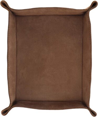 Піднос Londo з натуральної шкіри - шкіряний органайзер, практична коробка для зберігання - для гаманців, годинників, ключів, монет, мобільних телефонів та канцелярського приладдя, норка