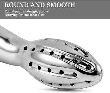 Анальна душ-насадка Po Dusche, металева, пориста