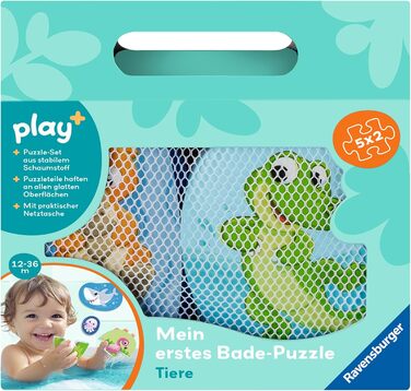 Іграшка для ванни Play Тварини, іграшка для купання та активного відпочинку, для дітей від 1 року, з зручною сітчастою сумкою., 12034120