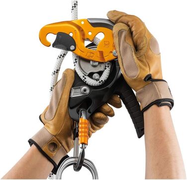 Спускний пристрій Petzl I&39D S з автоматичним гальмуванням та функцією антипаніки для роботи на висоті та мотузкового доступу, чорний, вантажопідйомність 250 кг, сумісний з мотузками від 10 до 11,5 мм, фургони, автомобілі, вантажівки