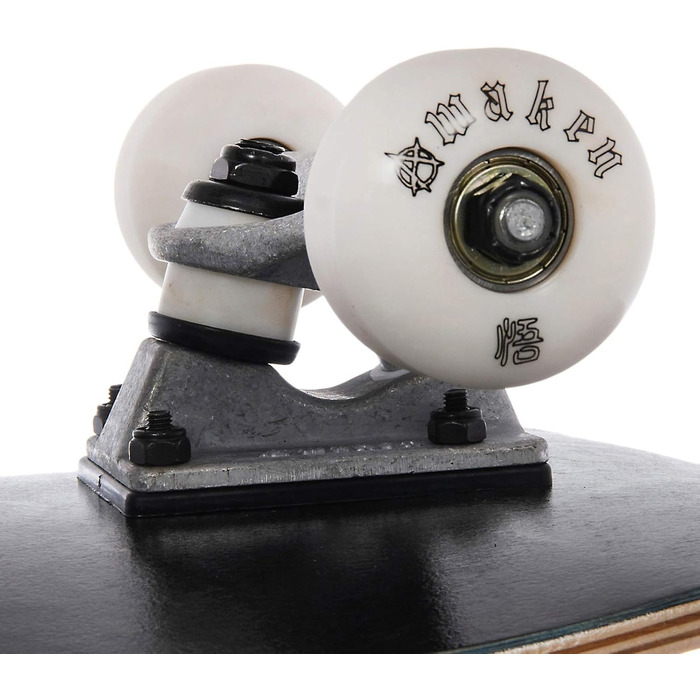 Канадський скейтборд Wake Up Canadian Maple Bottom Checkered Skateboard Black