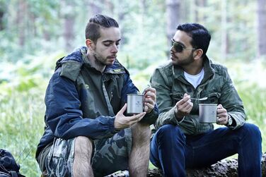 Титанова ложка-виделка з відкривачкою для пляшок, надзвичайно міцна, надлегка (Ti), здорова та екологічна ложка, виделка та відкривачка для пляшок для подорожей/кемпінгу в тканинній сумці, яку легко зберігати, Silver Spork 2 Unit