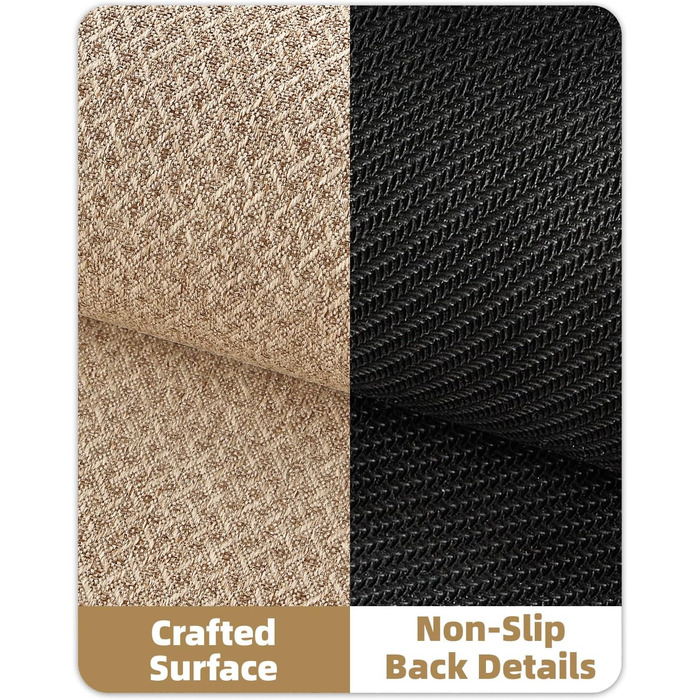 КОЛІР І ГЕОМЕТРІЯ Тонкий килимок для прихожих, 81 x 122 см, Килимок для прихожих, що вловлює бруд, Вхідний килимок, Нековзний килимок для прихожих, Не утворює складок, Вхідний килимок, Хакі, 81 x 122 см