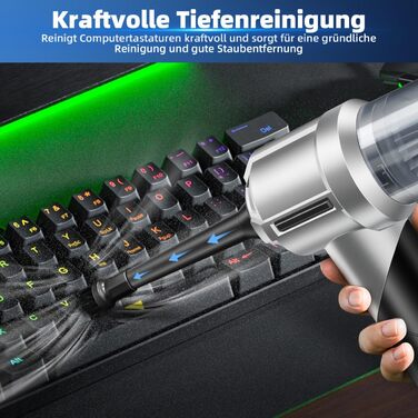 Стьобаний північний ручний пилосос, акумуляторний ручний пилосос, складаний автомобільний пилосос 3 в 1, міні-пилосос з безщіткови