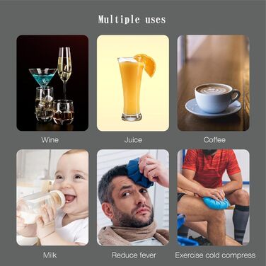 Кубиків льоду з нержавіючої сталі Багаторазовий набір кубиків віскі, камені для віскі, камені для охолодження вина для напоїв, под