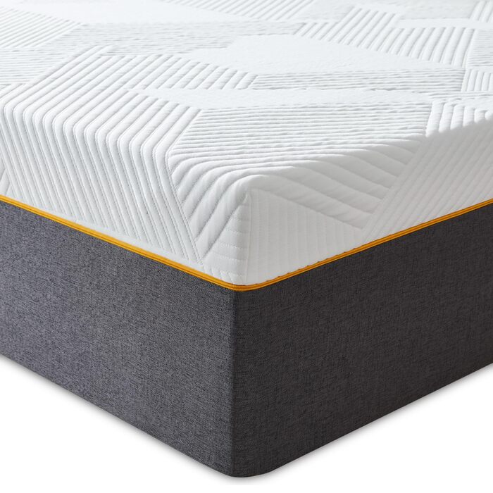 Матрац 140x200x16 см, рівень жорсткості H3, висота - 16 см, матрац з холодної піни з чохлом, який можна прати, тканина з м&39якою поверхнею, комфортний матрац з піни для молоді (140 x 200 см), середня жорсткість 140 x 200 см 16,0 сантиметрів