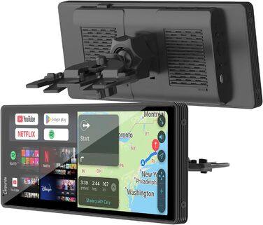 Бездротовий CarPlay та Android Auto 464 ГБ, онлайн та офлайн GPS, G00GLE Play, Netflix, Mirror Link, Bluetooth, GPS-антена, камера заднього виду, повноекранний екран 10,26 дюйма, площа дисплея 9,3 дюйма W102PLUS