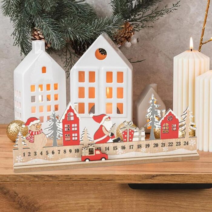 Дерев'яний адвент-календар Gcroet