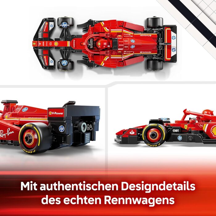 Конструктор LEGO Speed Champions Ferrari SF-24 F1 Racing Car 77242, 275 деталей, гоночний болід