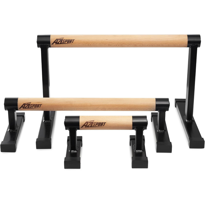 Преміум-паралети до 1500 кг - Дерев&39яні та металеві ручки для віджимань - Нековзні ручки для стійки на руках/турніри - Турніри для віджимань для калістеніки, силових тренувань та йоги MAX