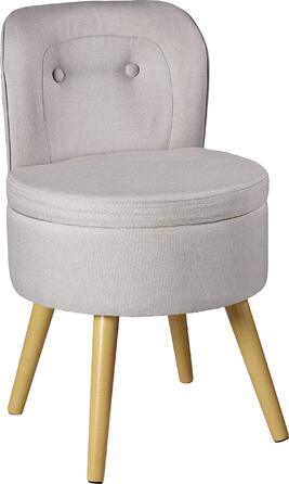 Крісло ECHTWERK Вінс, м&39яке крісло, зручне крісло, висока спинка, м&39яка пінопластова підкладка, дерев&39яні ніжки, 6,2 кг, сірий колір