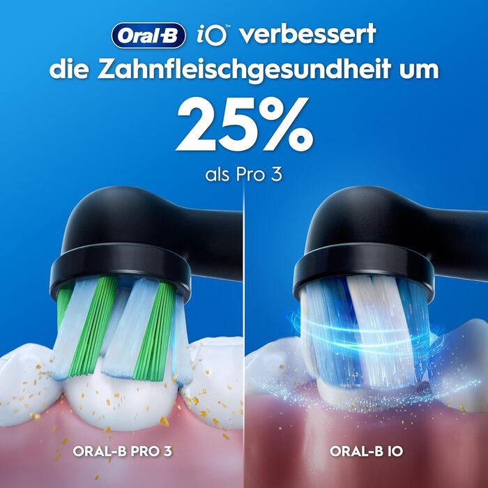 Зубна щітка електрична Oral-B iO Series 2 подвійний набір електрична зубна щітка, у комплекті 2 насадки, дорожній футляр 3 режими чищення для догляду за зубами, ПЕРЕВІРЕНО ЯКІСТЬ (2,2) за версією STIFTUNG WARENTEST, чорний/зелений Night Black/Forest Green