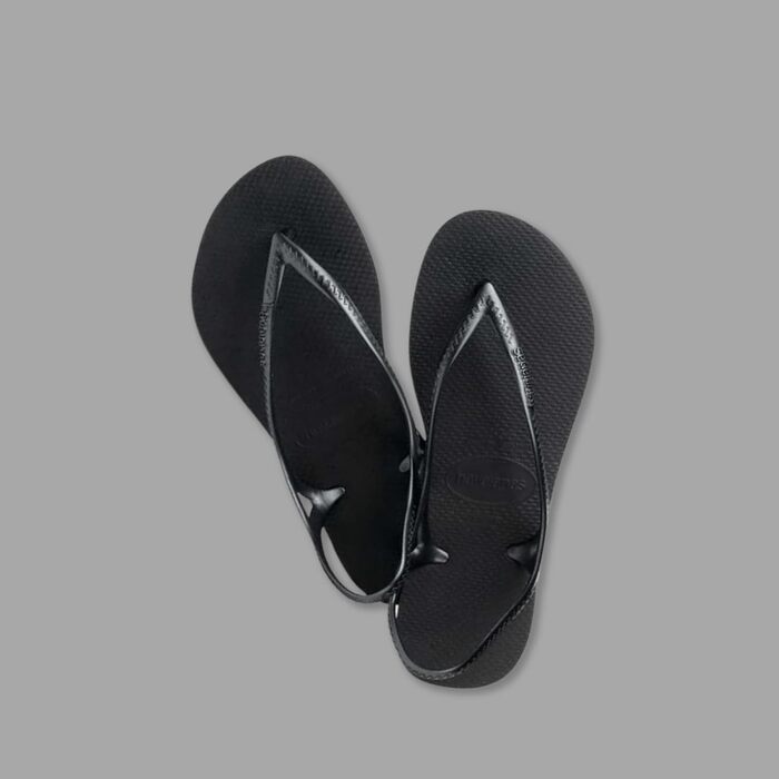 Зручні та міцні сандалі, з ремінцем на п&39яті, стабільність, тонкі ремінці, жіночі 39/40 EU Чорний