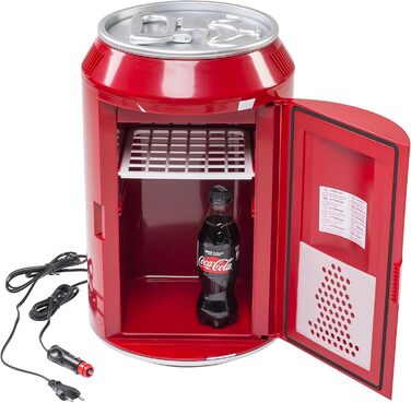 МІНІ-ХОЛОДИЛЬНИК COCA-COLA COOL CAN 10 AC/DC, 9,5 Л, ДИЗАЙН COCA-COLA, 12 В/230 В