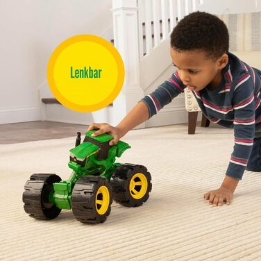 Дитячий іграшковий трактор-монстр John Deere Monster Treads All Terrain керуваний трактор з великими колесами для будь-якої поверхні, міцна іграшка для дому та вулиці, подарунок для хлопчиків та дівчаток від 3 років