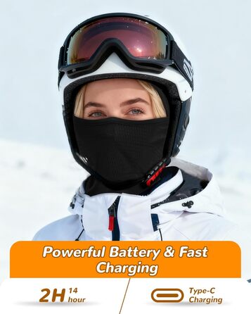 Лижна маска-балаклава з Bluetooth-навушниками, спорядження для холодної погоди для катання на лижах, сноуборді та мотоциклі, унікальні технічні подарунки для чоловіків та жінок