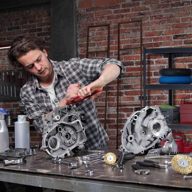 Міцний стелаж Relaxdays, ВxШxГ 180x100x60 см, 5 полиць, сталь, чорний Вантажопідйомність 1250 кг, вставний, для підвалу, гаража