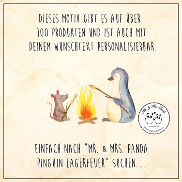 Персоналізована кружка &quotМістер і місіс Панда&quot з пінгвіном біля багаття - подарунки, робота, персоналізована кавова кружка, персоналізована термокружка, миша, кохання, кружка, робота, ізольована кружка