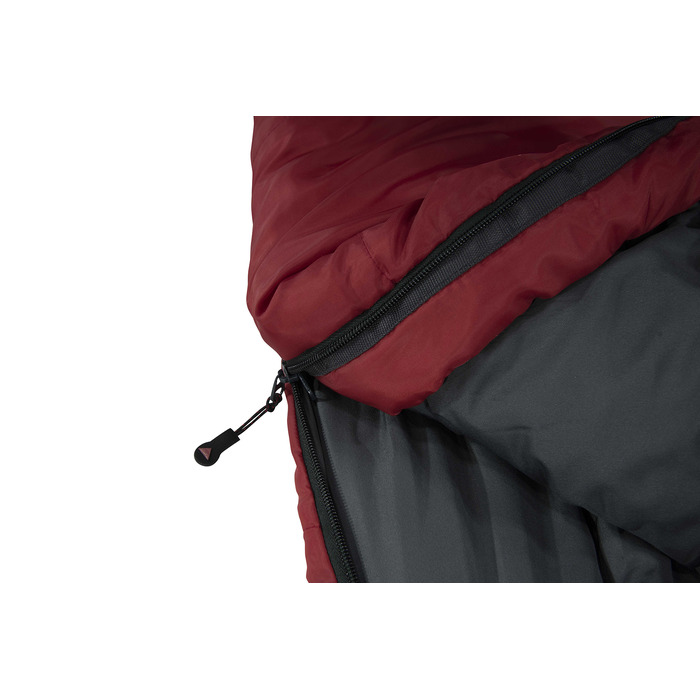 Спальний мішок High Peak TR 300/0°C Dark Red/Grey Left (23066)
