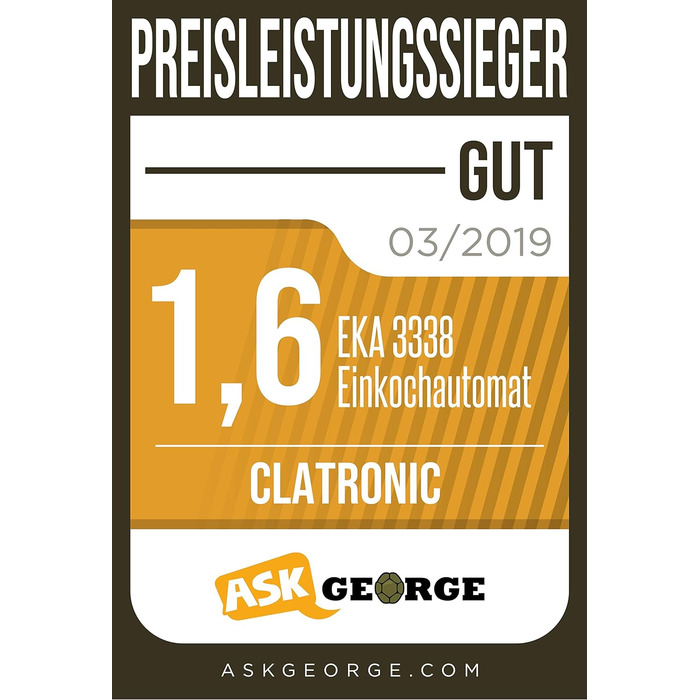 Машина для гарячих напоїв і консервації Clatronic 2в1 з ємністю бака 25 л Горщик для консервації, наприклад, глінтвейну або пуншу Глінтвейн з емаллю та вбудованим зливним краном 1800 Вт EKA 3338 Одномісний