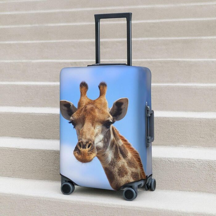 Чохол для валізи Giraffe, міцний захист для багажу розміром 45.7-81.3 см, XL, Чорний