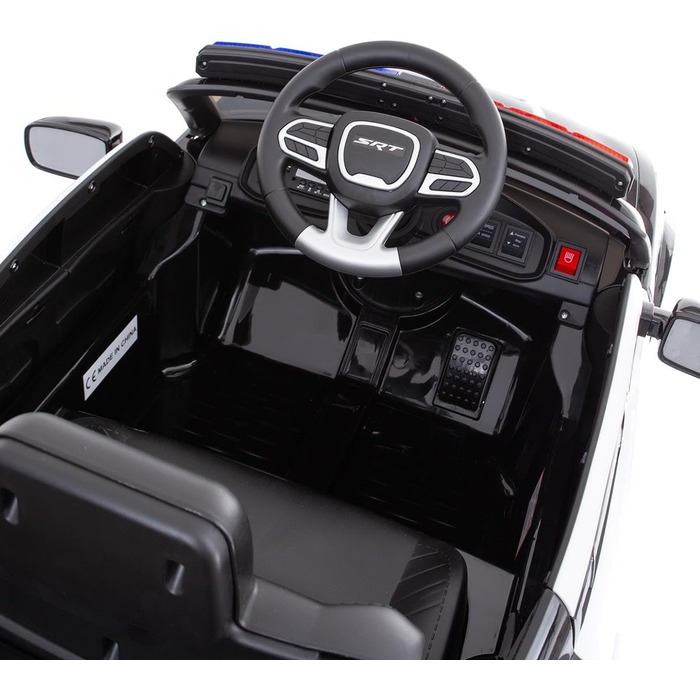 Дитячий електромобіль поліції з дистанційним управлінням - 3-5 років до 30 кг, дитячий транспортний засіб зі звуком і світлом, еле