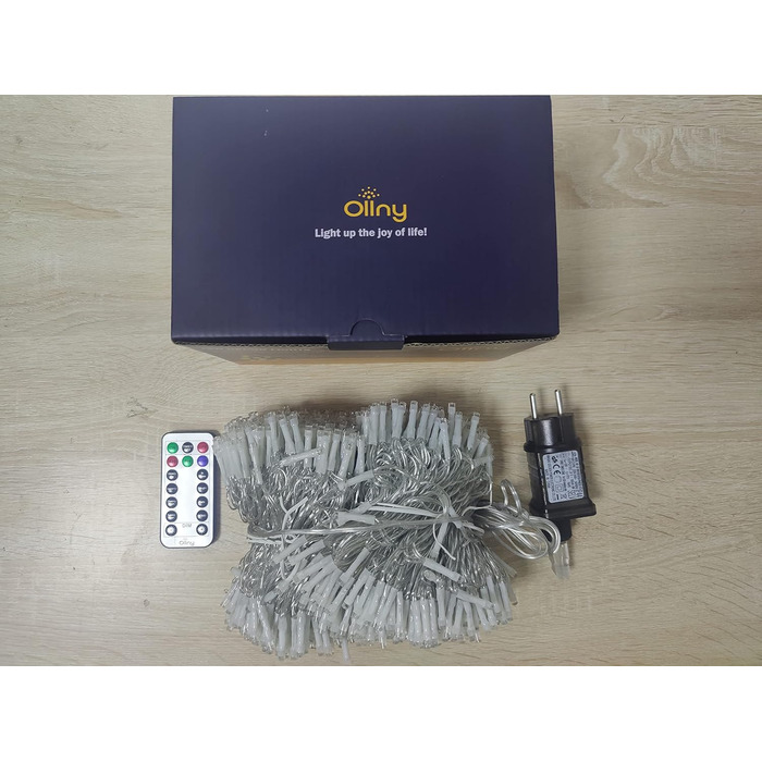 Казкові вогні на відкритому повітрі 80M 800LED, потужність казкових вогнів 8 режимів з таймером дистанційного керування, казкові в