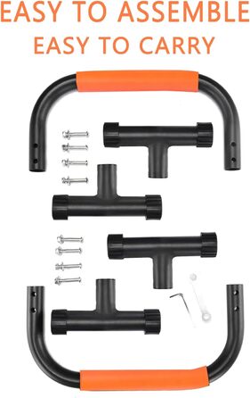 Нековзні паралети, сталеві перекладини для стійки на руках середньої ваги, ручки 42 см, обладнання для калістеніки для домашнього фітнесу, стійки на руках та віджимання