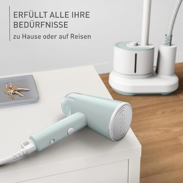 Парова щітка Tefal Origin Travel DT1034 Потужність подачі пари Складана Готова до використання за 25 секунд 20 г / хв Не потребує