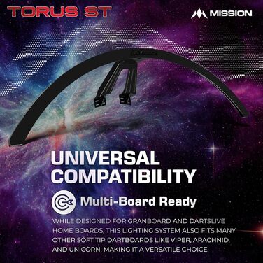 Підсвічування електронної мішені для дартсу Mission Torus ST