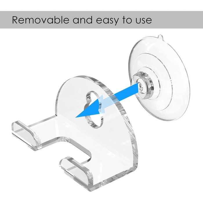 Упаковки Гачки-присоски для бритви Настінна вішалка для бритви Знімні настінні гачки Сумісний із Fusion 5 Proglide, 3