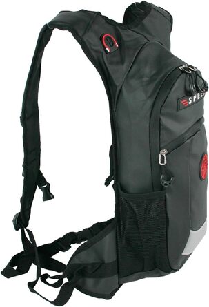 Рюкзак Bag Street "Speed", 42x25x14 см, Водонепроникний, Текстиль/ПВХ, Чорний матовий