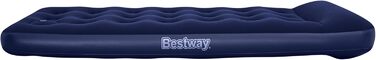 Одномісне надувне ліжко Bestway з вбудованим ножним насосом 185 x 76 x 28 см