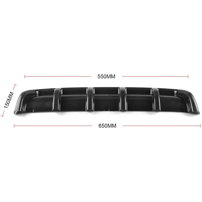 Спойлер заднього багажника RAJOET для BMW 1 Series E87 Хетчбек 120i 118i M135i 116i 2004-2011, автомобільний спойлер універсальний, матеріал ABS, швидко встановлюється, покращує стійкість автомобіля, чорний звичайний Ablack