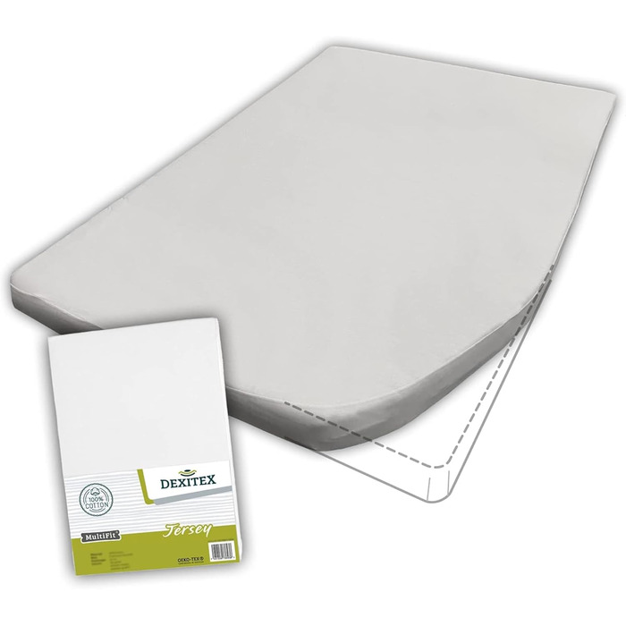 Простирадло на резинці для автофургона - Простирадло для автофургона - Французька постільна білизна - для ліжка каравану - Oeko-TEX - Права, - Біла